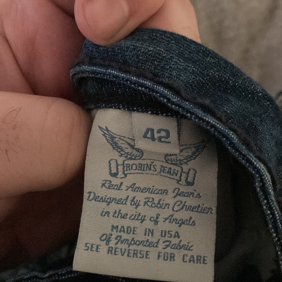 Robins Jean 42 Mens EUC no flaws - Picture 3 of 4